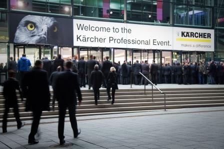 Internationale Kärcher Produktpräsentation im ICS der Messe Stuttgart mit 1.200 geladenen Gästen. Internationale Kärcher Produktpräsentation im ICS der Messe Stuttgart mit 1.200 geladenen Gästen.