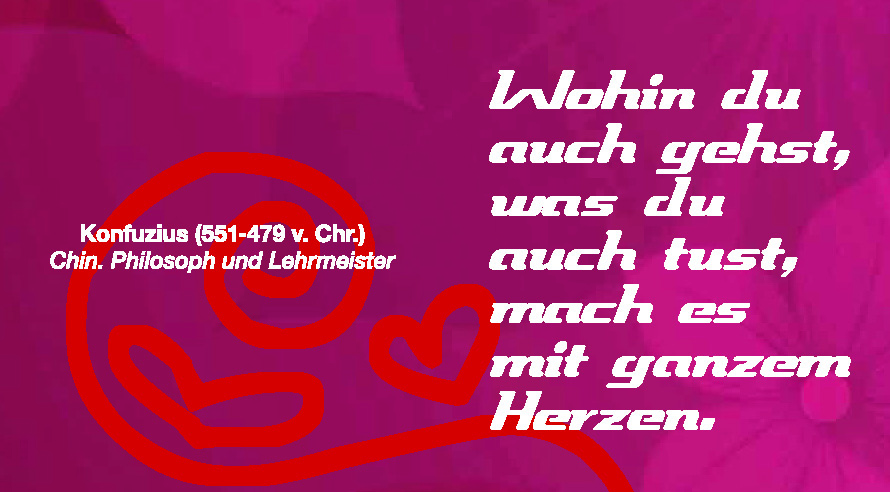 Mini-Broschüre  Auszug: Aus vollem Herzen