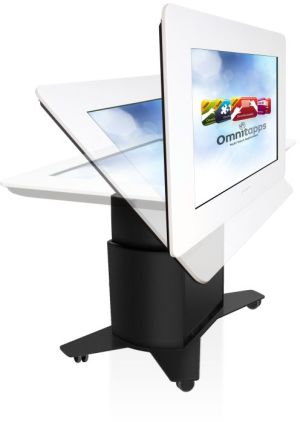 Vom Tisch zum Kiosk: der Philips Multi-user Touch Table BDT5535GS