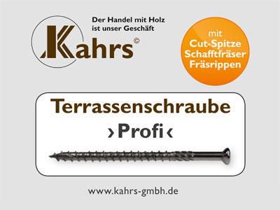 Kahrs Terrassenschraube Profi