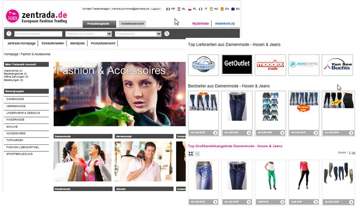 die neue Einkäuferwelt zentrada Fashion die neue Einkäuferwelt zentrada Fashion