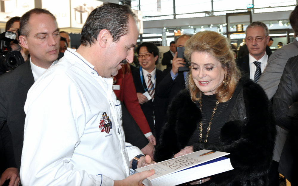 Prominenter Besuch auf der Ambiente 2013 in Frankfurt, Filmlegende Catherine Deneuve Prominenter Besuch auf der Ambiente 2013 in Frankfurt, Filmlegende Catherine Deneuve