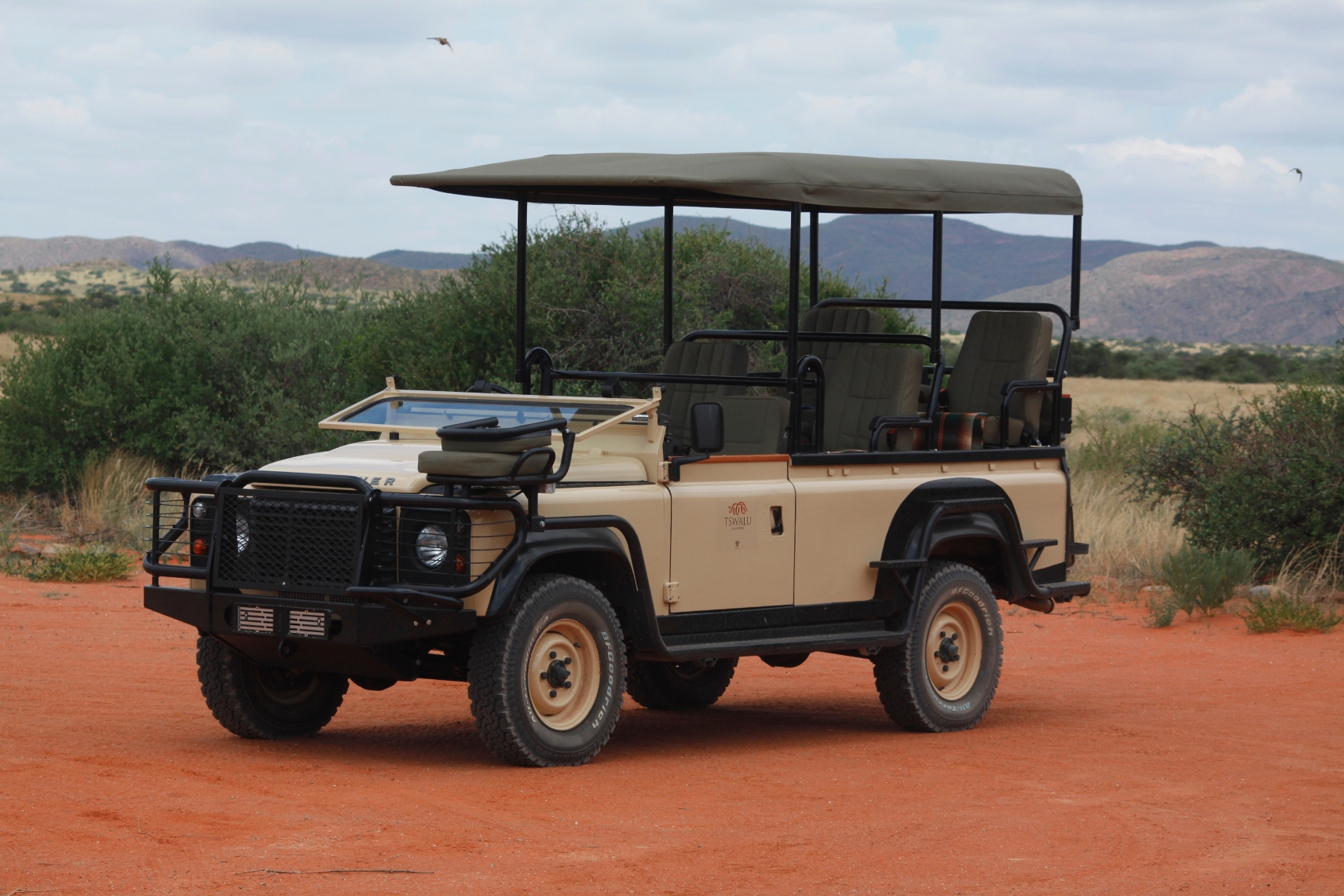 Neue Safari-Jeeps für Tswalu - noch mehr Beinfreiheit