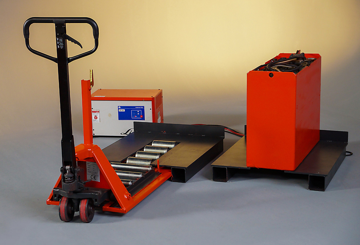 Batteriewechselsystem der Schöler Fördertechnik AG