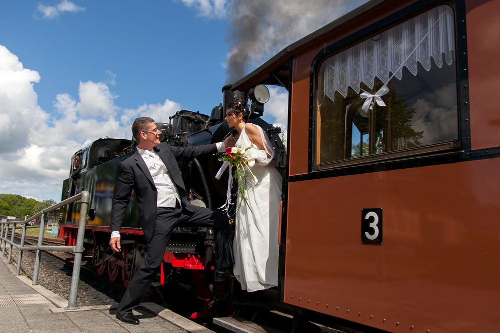 Heiraten im Salonwagen des 