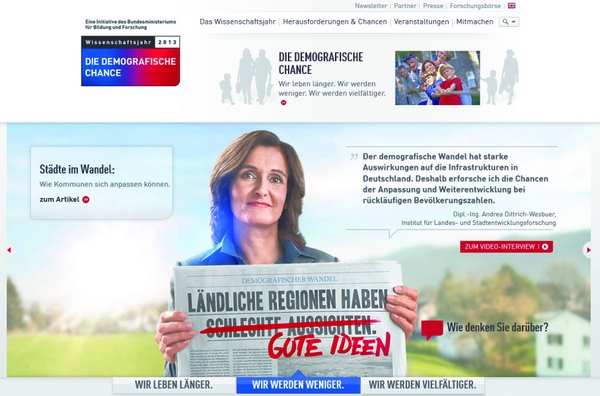 Wissenschaftsjahr 2013 - Demografische Chance Wissenschaftsjahr 2013 - Demografische Chance
