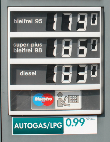 Mit Autogas spart man bis zu 40 % an Kraftstoffkosten
