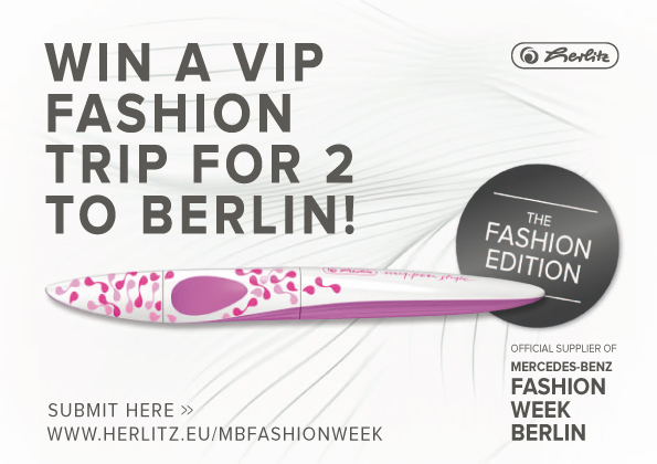 Mit dem Herlitz my.pen style VIP FASHION TRIP nach Berlin gewinnen! Mit dem Herlitz my.pen style VIP FASHION TRIP nach Berlin gewinnen!