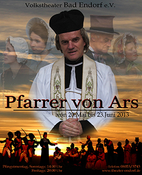 Plakat zum religiösen Schauspiel 