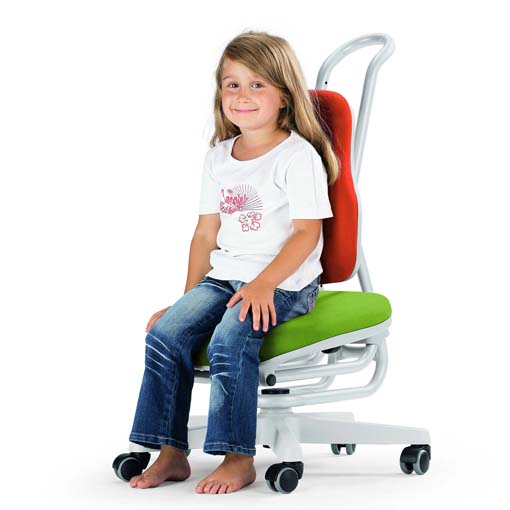 Der ergonomische Kinderstuhl Buggy von Rovo. Foto: Rovo/SATEC Der ergonomische Kinderstuhl Buggy von Rovo. Foto: Rovo/SATEC