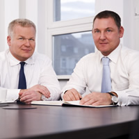 CBC Vorstand:  Dr. Ralph Lubich und Rainer Kurp