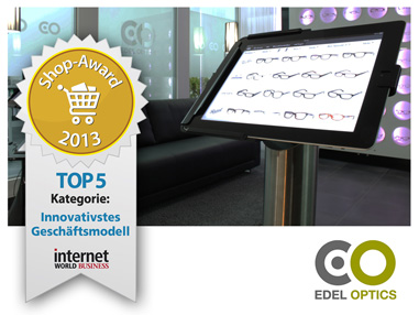 Edel Optics für Shop-Award 2013 nominiert