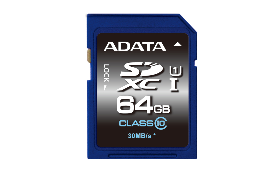 SDXC Speicherkarte mit 64 GB SDXC Speicherkarte mit 64 GB