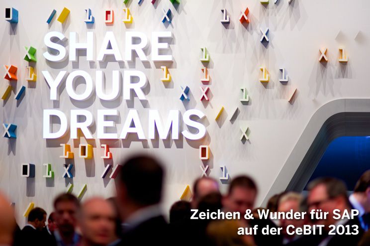 Zeichen&Wunder für SAP auf der CEBIT 2013 Zeichen&Wunder für SAP auf der CEBIT 2013