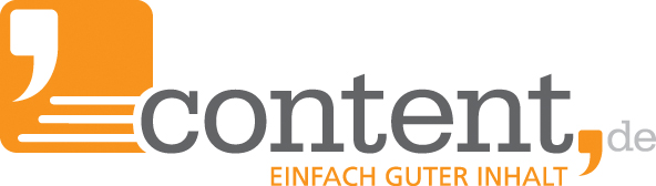 Logo content.de AG Logo content.de AG