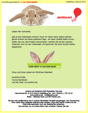 Kreative Ostergrüße von postina.net Kreative Ostergrüße von postina.net