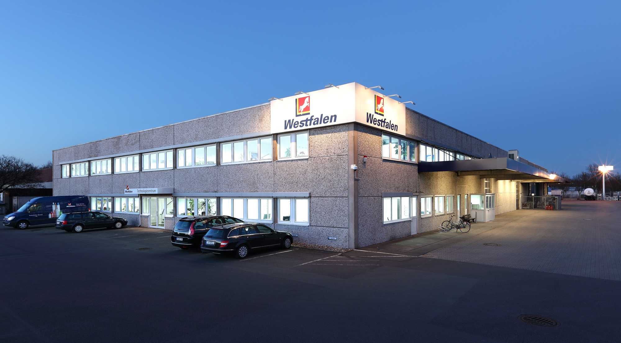 Neuer Standort für die Gase-Technik: das Technologiezentrum der Westfalen AG.