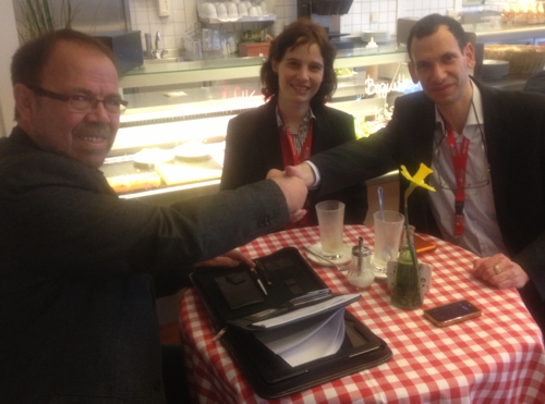 Henk Sterkenburg bekräftigt Partnerschaft mit Andrea u. Peter Herskovizs
