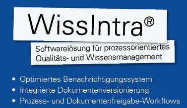Qualitätsmanagement mit WissIntra Qualitätsmanagement mit WissIntra