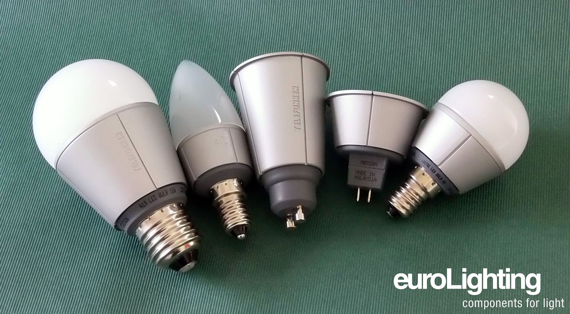 Reduzieren den Stromverbrauch um bis zu 80%: LED-Retrofits von Telefunken.