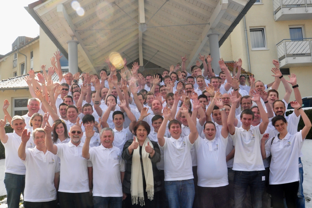 Das Deustche Nationalteam für die WorldSkills 2013 in Leipzig:100 Teilnehmer, Experten, Offizielle