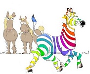 Bunte Zebras Bunte Zebras
