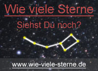 Wie viele Sterne siehst Du noch? Wie viele Sterne siehst Du noch?