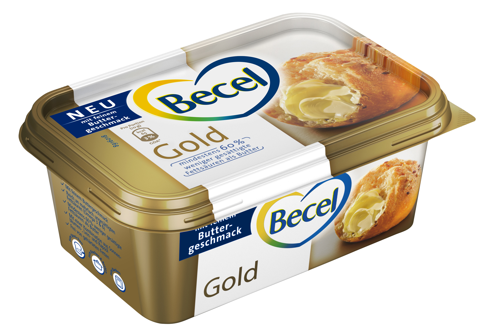 Neu ab April 2013: Der Goldstandard mit feinem Buttergeschmack - Becel Gold! Mehr unter www.becel.de Neu ab April 2013: Der Goldstandard mit feinem Buttergeschmack - Becel Gold! Mehr unter www.becel.de