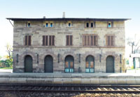 unika Haus - Historischer Bahnhof Waldhausen - Ansicht Bahnseite unika Haus - Historischer Bahnhof Waldhausen - Ansicht Bahnseite