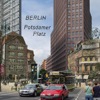 Zeitreise zum Potsdamer Platz - 1913 und 2013 in einem Bild