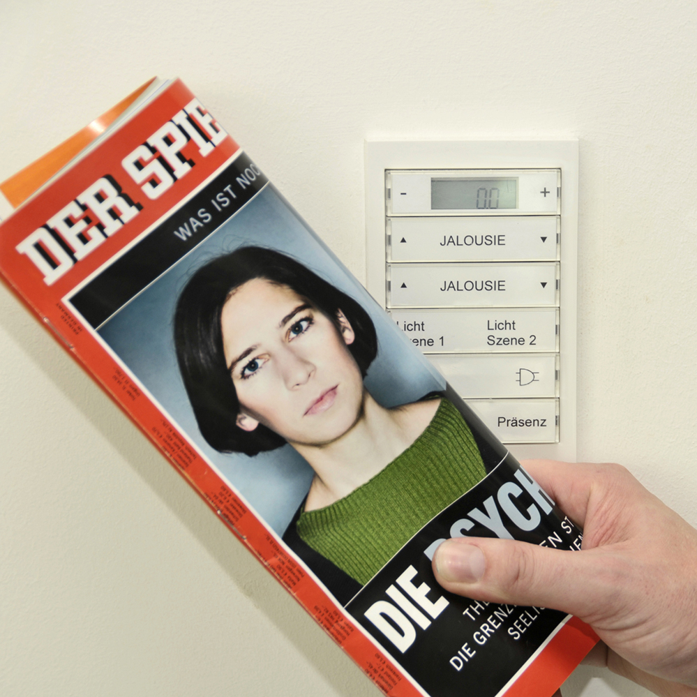 Im SPIEGEL-Gebäude ist Berker mit Raumbediengeräten vertreten. Foto: Olaf Eybe/Berker