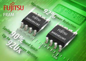 Fujitsu Semiconductor bringt neue Produkte mit 1 Mbit und 2 Mbit SPI FRAM auf den Markt