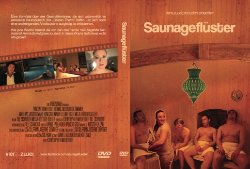 Das Cover der fertigen DVD Saunageflüster Das Cover der fertigen DVD Saunageflüster
