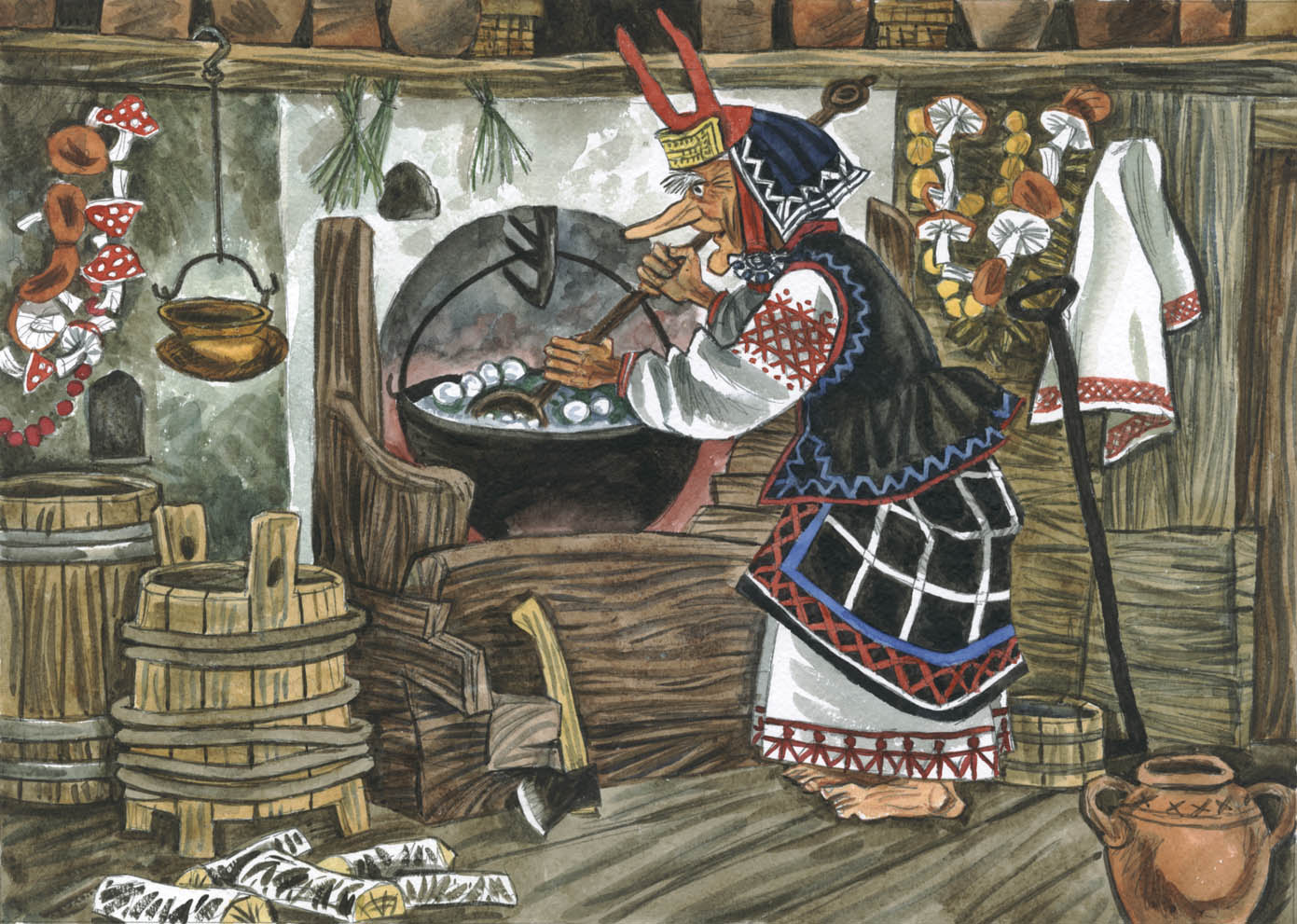 Die Hexe Baba Jaga ist die Hauptperson in mini.musiks Kinderkonzert 