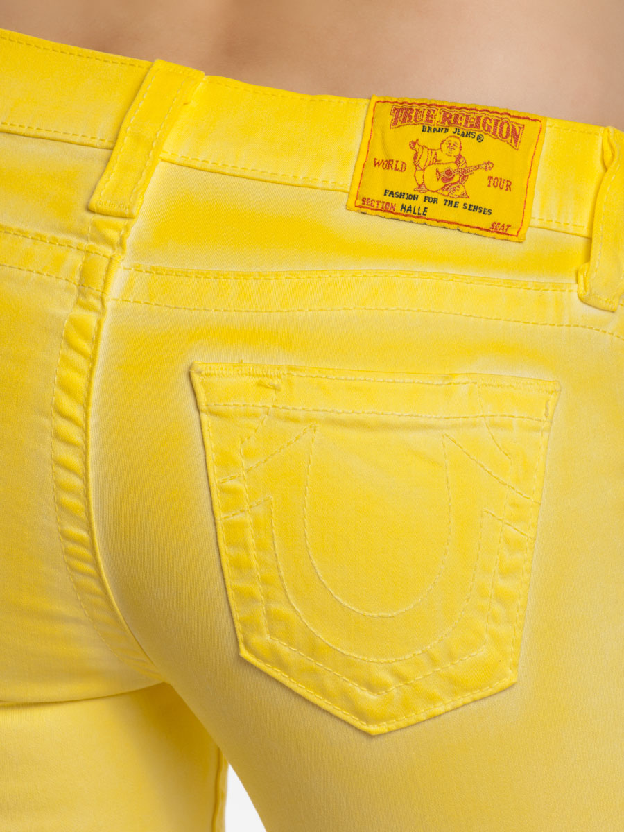 True Religion Jeans Halle Super Skinny in pineapple