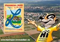Hermann Immobilien auf dem Hessentag natürlich mit Hermännchen Hermann Immobilien auf dem Hessentag natürlich mit Hermännchen