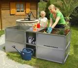 Quadro-Hochbeet System aus Edelstahl  - Seniorenprodukt mit Niveau  - Rückenschonend - ideal für Sen