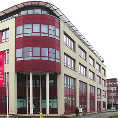 Das markante Bürogebäude Das markante Bürogebäude