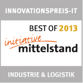 ONE TRACK von EURO-LOG wird mit dem „Best of 2013“ des Innovationspreis-IT in der Kategorie Industri ONE TRACK von EURO-LOG wird mit dem „Best of 2013“ des Innovationspreis-IT in der Kategorie Industri