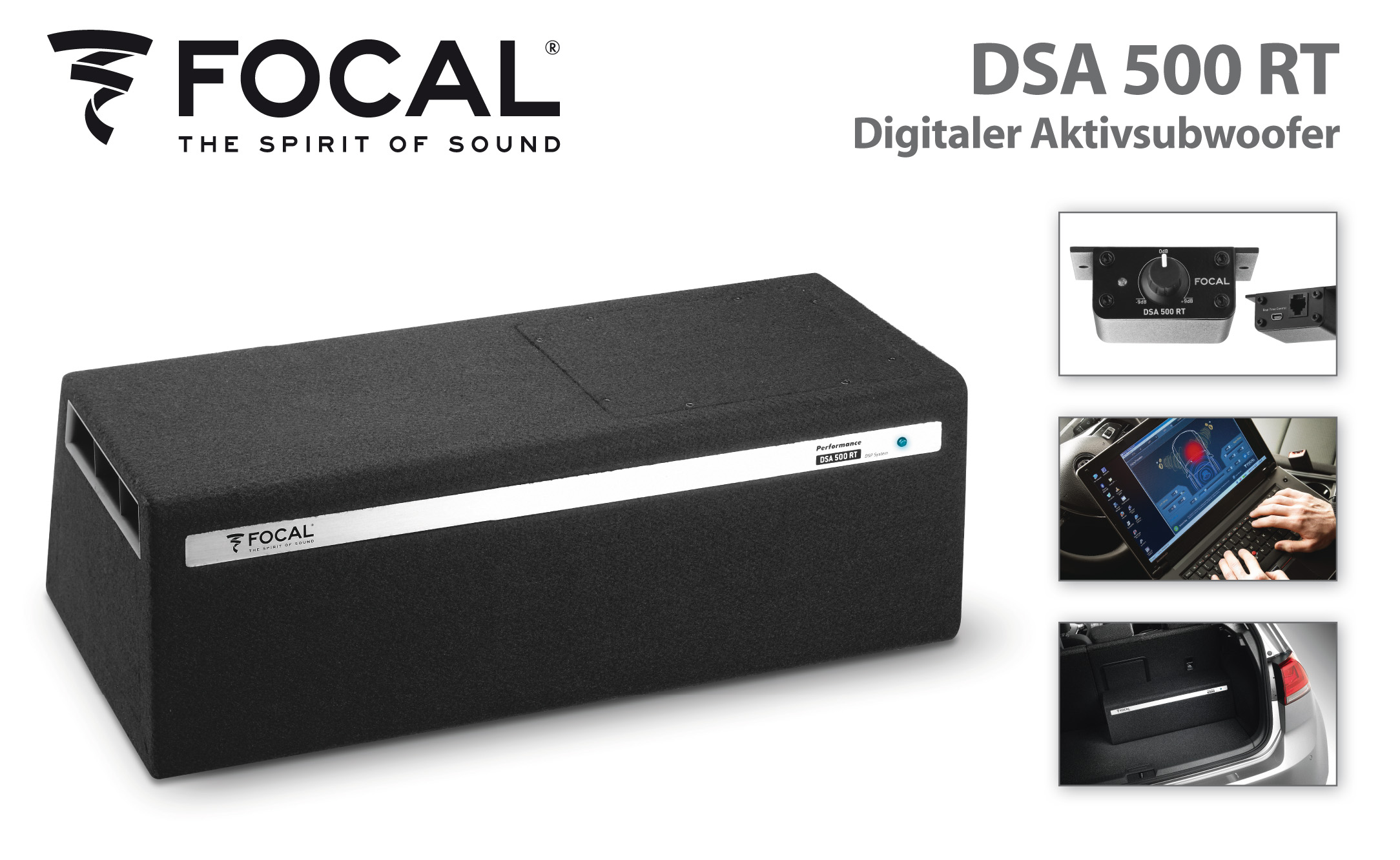 Hígh End Aktivsubwoofer: Focal DSA 500 RT Hígh End Aktivsubwoofer: Focal DSA 500 RT