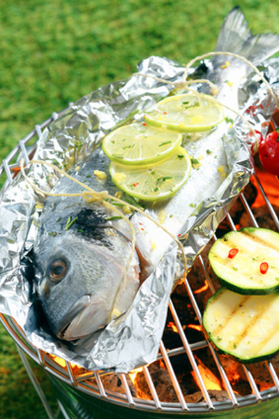 Fisch vom Grill ist eine leckere Sache