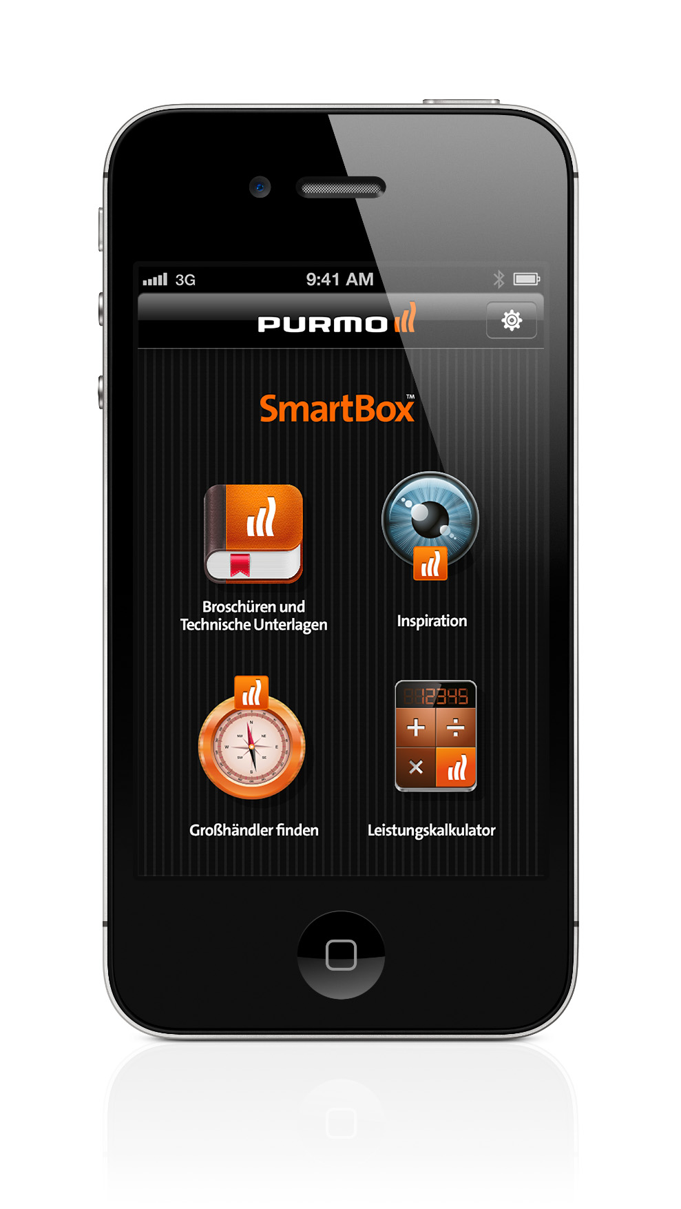 Die Purmo-App versorgt die Kundenüberall und jederzeit mit technischen Informationen. Die Purmo-App versorgt die Kundenüberall und jederzeit mit technischen Informationen.
