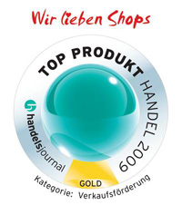 „Wir lieben Shops“ ist TOP PRODUKT HANDEL 2009 in der Kategorie Verkaufsförderung