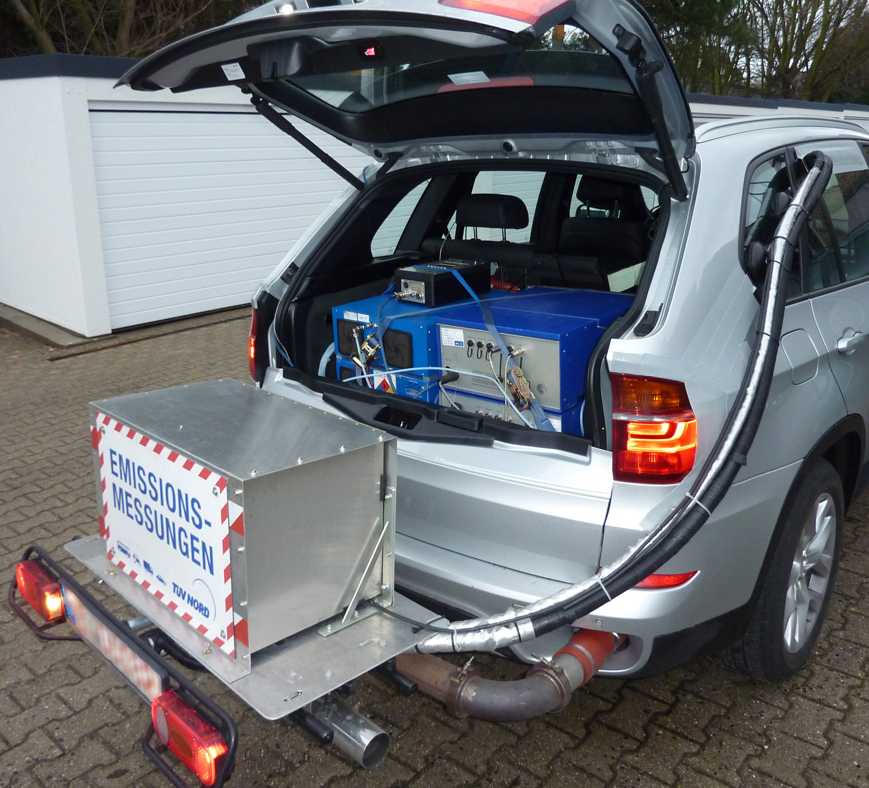 Mobile Abgasmessung: Nicht nur für Pkw misst TÜV NORD die Abgase von Motoren im realen Betrieb.