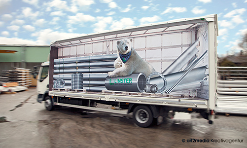Der fertige Linster LKW von art2media Der fertige Linster LKW von art2media