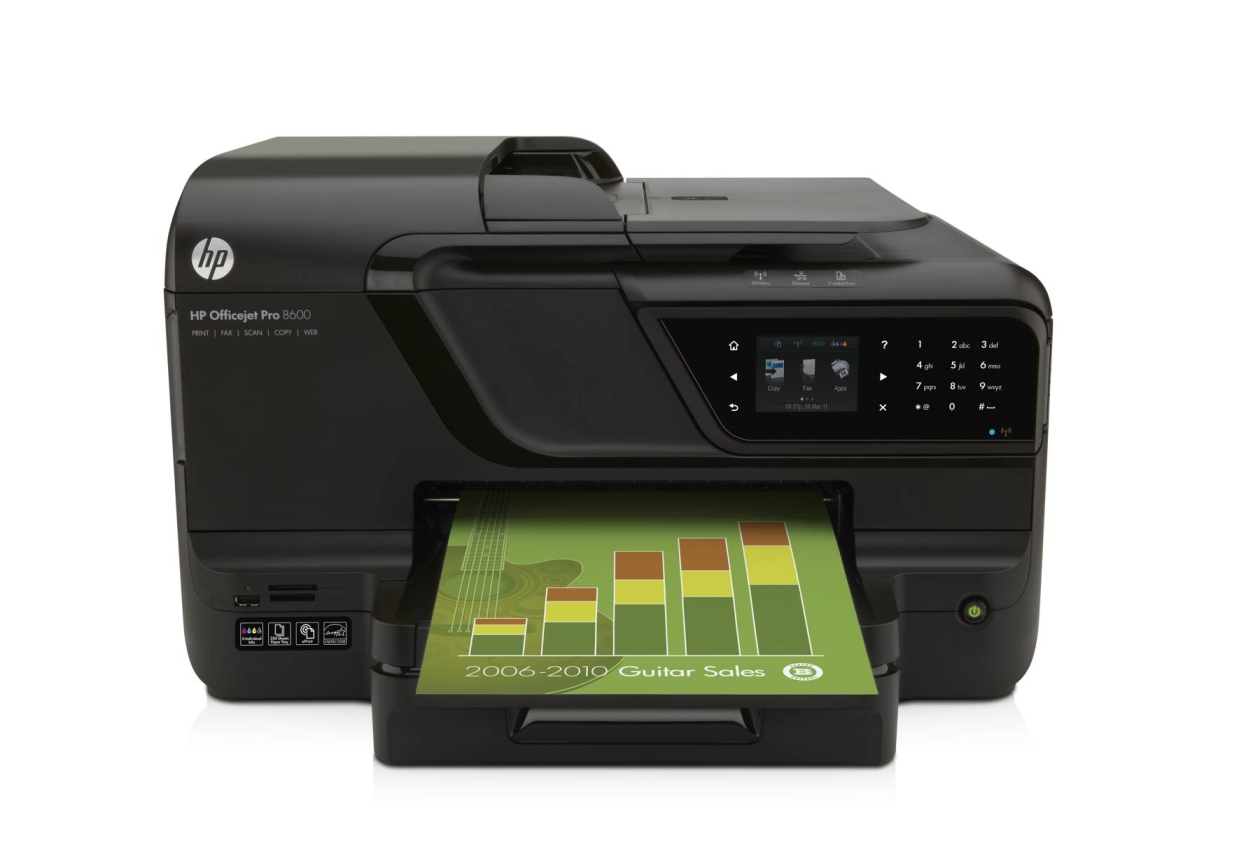 Auch optisch ein echter Hingucker, der HP Officejet Pro 8600E.