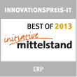 BEST OF 2013 Auszeichnung für Tideum business LPM BEST OF 2013 Auszeichnung für Tideum business LPM