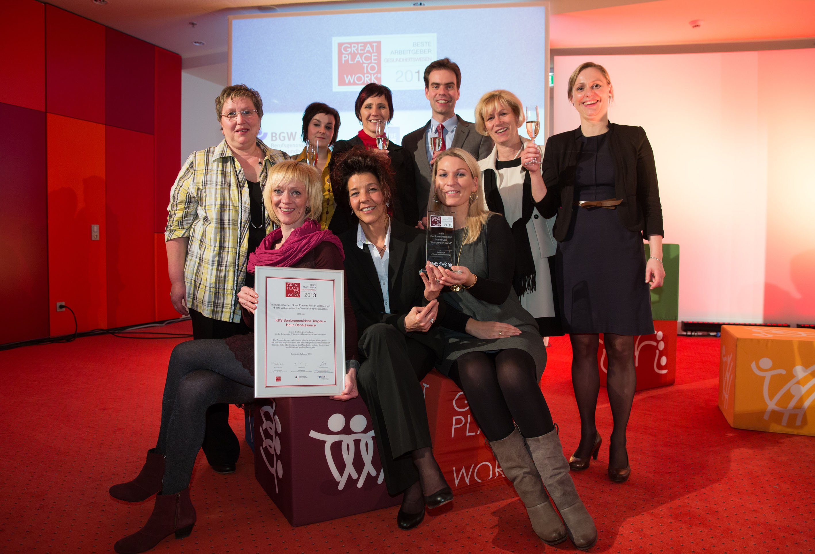 Anerkennung für die Besten: Die K&S Seniorenresidenz Harburg und Torgau gehört zu den besten Arbeitg