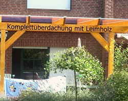 Komplettdach mit Unterbau