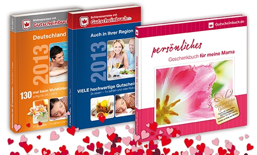 Geschenktipps zum Muttertag: Gutscheinbücher von Kuffer Marketing